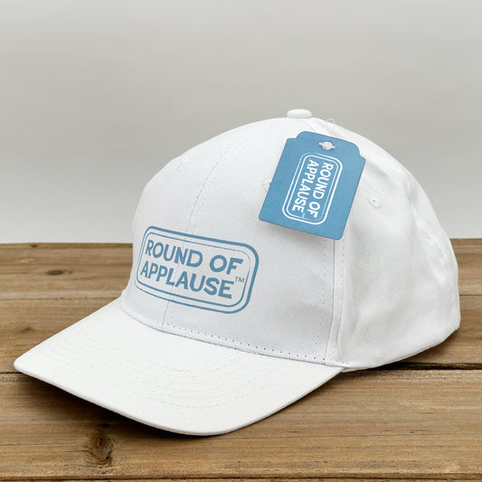 Round Of Applause White Baseball Hat